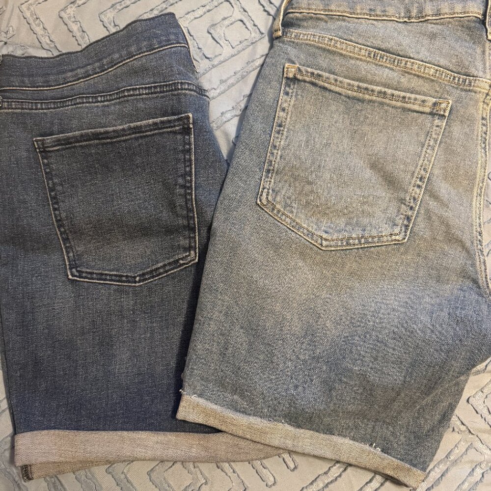 2 pair of Old Navy denim shorts. Size 12